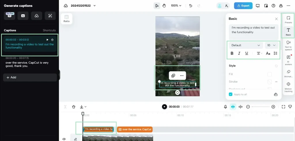 Create a New Text Layer