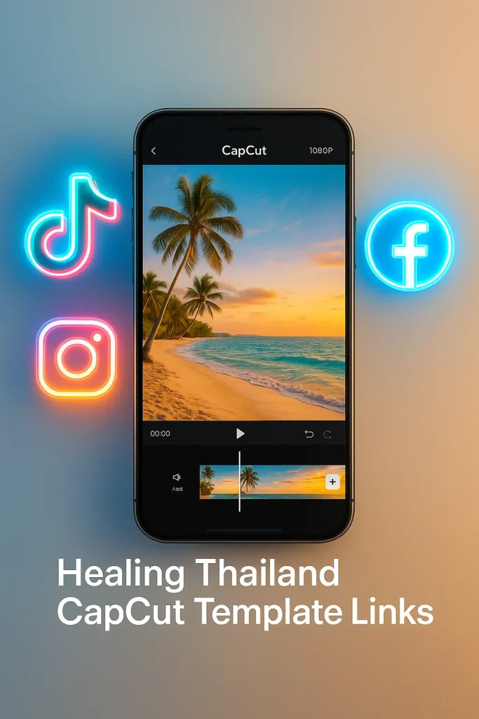 Healing Thailand CapCut Template Links