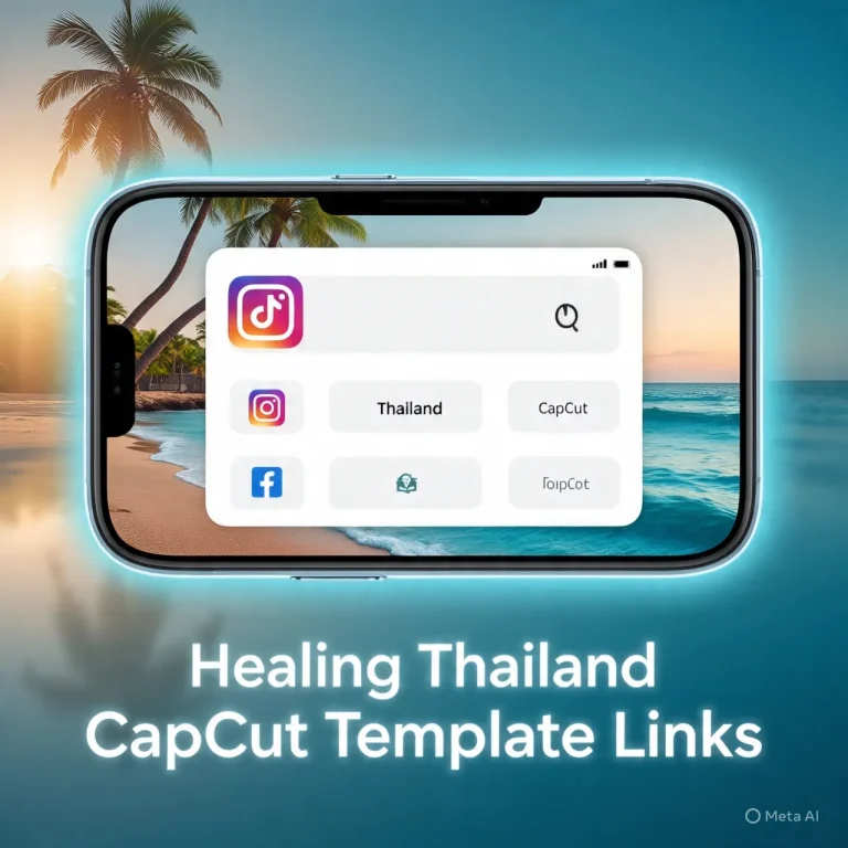 Healing Thailand CapCut Templates