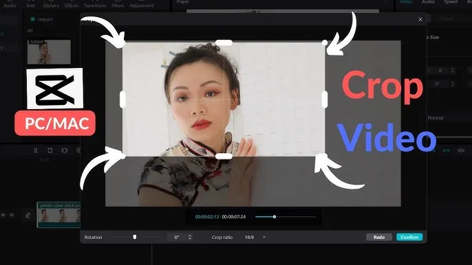 How to Crop Video on CapCut on your PC