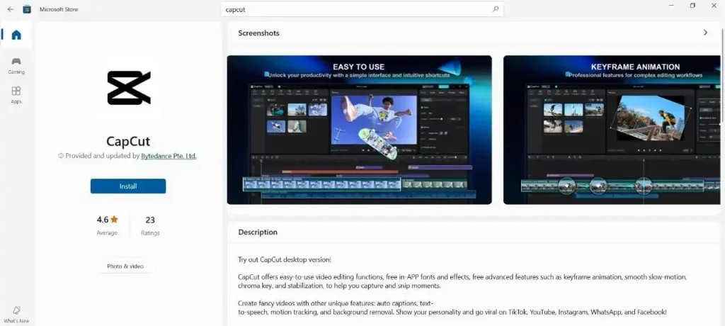 CapCut Mod APK for PC Download (Latest Version) in 2025 4 Download Capcut for PC without an Emulator