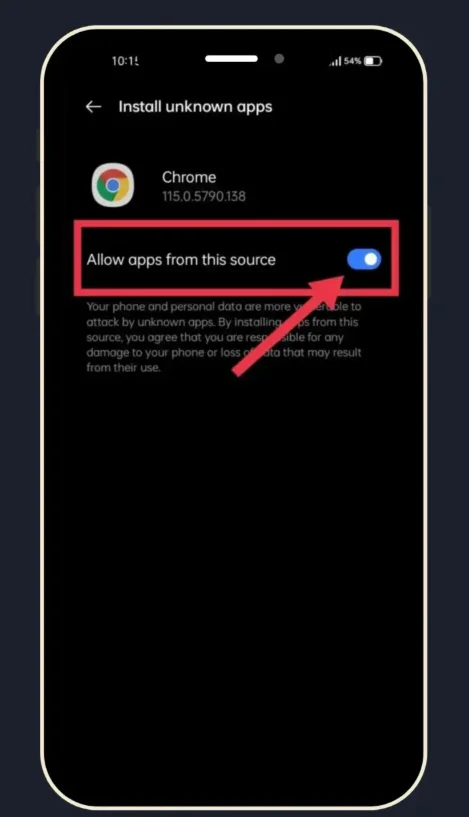 Enable Unknown Sources